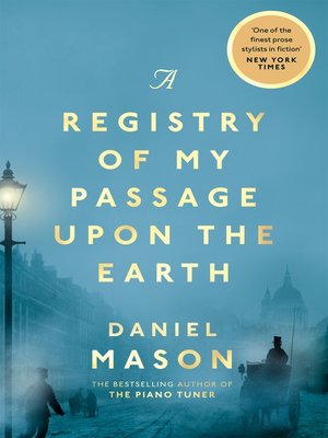 cover image of A Registry of My Passage Upon the Earth